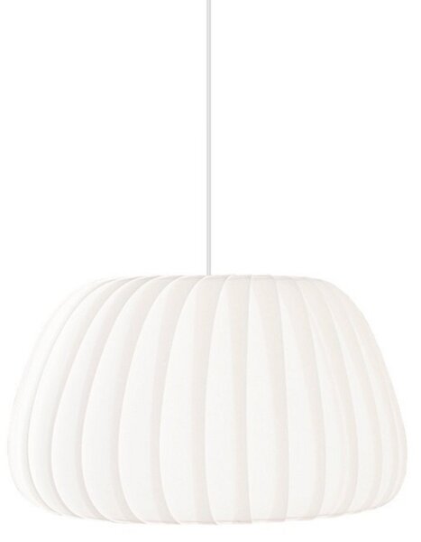 Lampada a sospensione Tom Rossau, Bianco, Soggiorno, Carta / Cartone