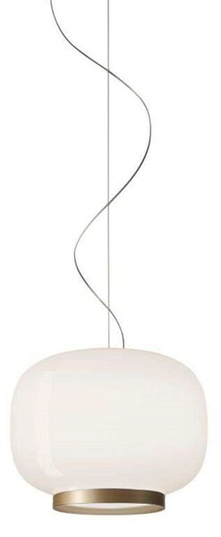 Lampada a sospensione Foscarini, Dorato / Ottone, Sala da pranzo, Vetro