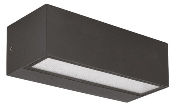 Applique moderno gea led ges2241 led ip65 alluminio antracite biemissione - Gea Led