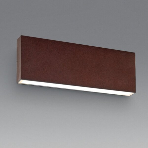 Applique classico gea led ges2215 led ip65 alluminio marrone biemissione - Gea Led