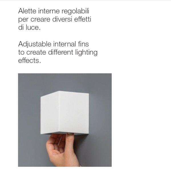 Applique moderno gea led ges2310 led ip65 alluminio antracite monoemissione - Gea Led