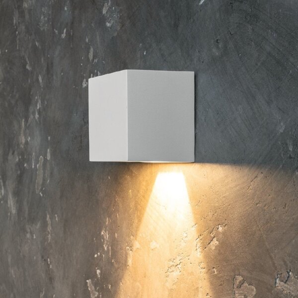 Applique moderno gea led ges2300 led ip65 alluminio bianco monoemissione - Gea Led