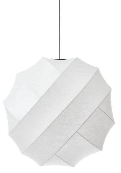 Lampada a sospensione Pholc, Bianco, Sala da pranzo, Tessuto / Tessile