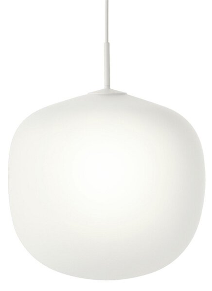 Lampada a sospensione Muuto, Bianco, Sala da pranzo, Vetro