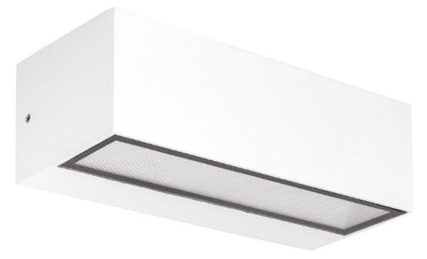 Applique moderno gea led ges2240 led ip65 alluminio bianco biemissione - Gea Led