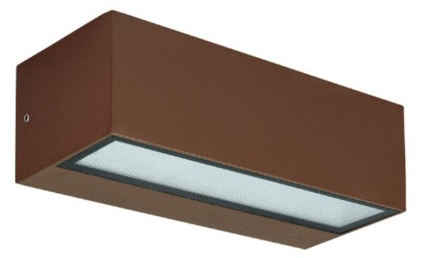 Applique classico gea led ges2242 led ip65 alluminio marrone biemissione - Gea Led