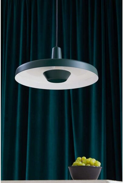 Lampada a sospensione GRUPA, Verde, Sala da pranzo, Alluminio, Vintage
