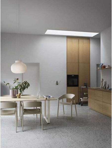 Lampada a sospensione Muuto, Bianco, Sala da pranzo, Metallo