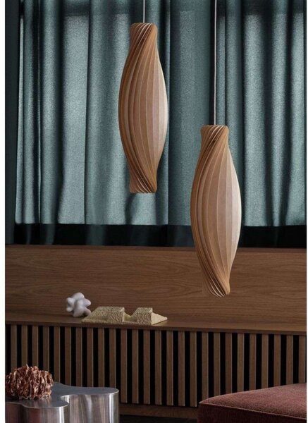 Lampada a sospensione Tom Rossau, Legno, Soggiorno, Legno
