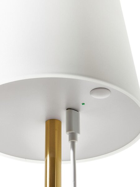 Lampada da tavolo con luce regolabile con USB Fausta