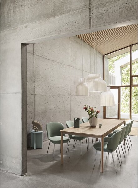 Lampada a sospensione Muuto, Bianco, Soggiorno, Plastica
