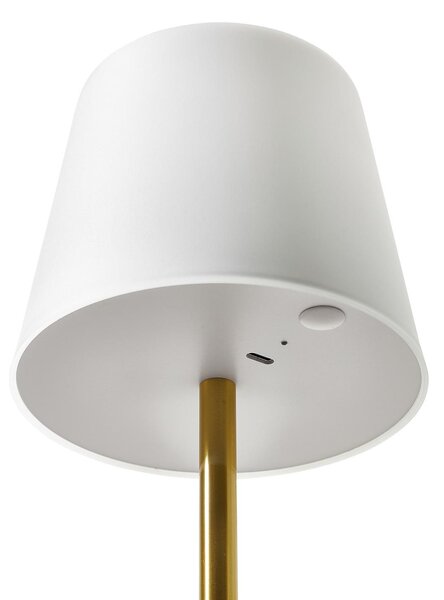 Lampada da tavolo con luce regolabile con USB Fausta