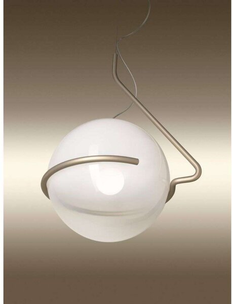 Lampada a sospensione Foscarini, Bianco, Sala da pranzo, Metallo