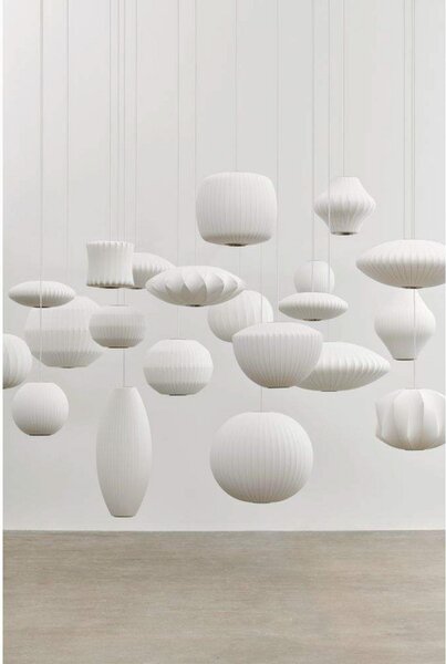 Lampada a sospensione Herman Miller, Bianco, Soggiorno, Plastica