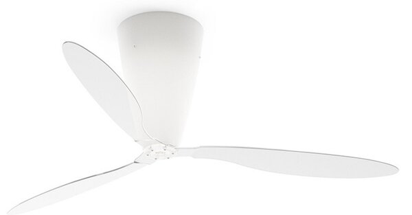 Plafoniera Luceplan, dimmerabile, Trasparente, Plastica