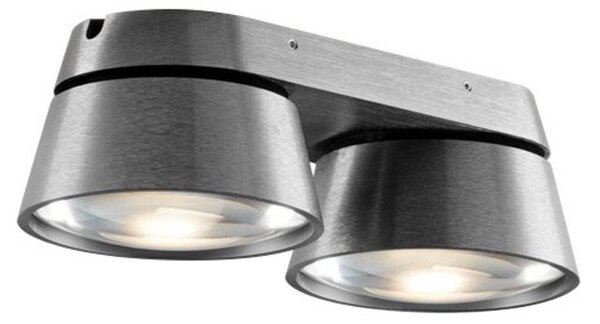 Plafoniera LIGHT-POINT, Metallizzato, Soggiorno, Alluminio