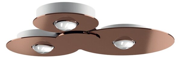 Plafoniera Lodes, dimmerabile, Bronzo / Ottone anticato, Metallo