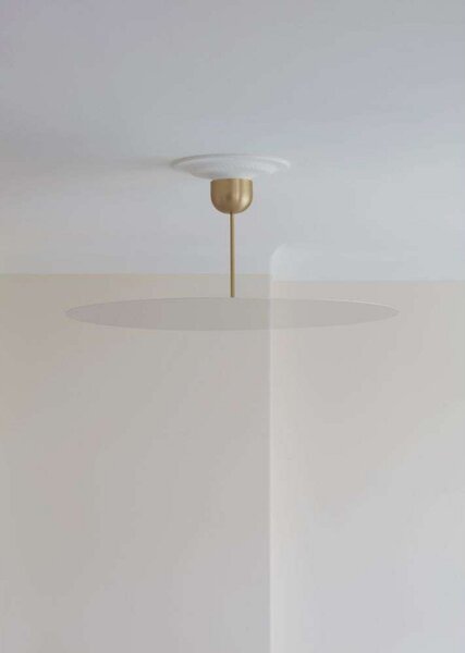 Millimetro Plafoniera H53 Ø85 Royal Blue/Mirror - Luceplan