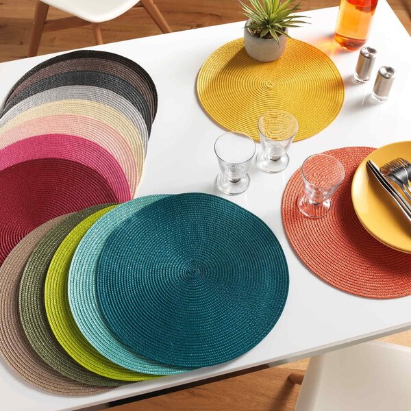 Tovaglietta in plastica ø 35 cm Zebulon – douceur d'intérieur