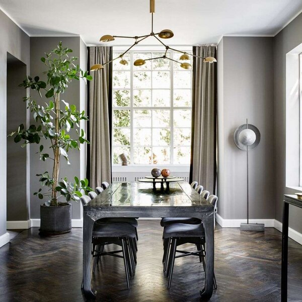 Lampadari 101 COPENHAGEN, Dorato / Ottone, Soggiorno, Metallo