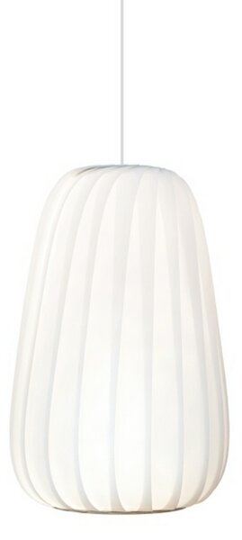 Lampada a sospensione Tom Rossau, Bianco, Soggiorno, Carta / Cartone