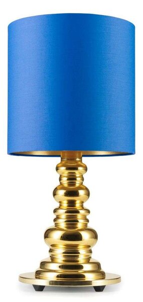 Punk Deluxe Lampada Da Tavolo Blue Paralume - Design By Us