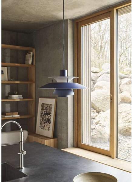 Lampada a sospensione Louis Poulsen, Blu, Soggiorno, Metallo
