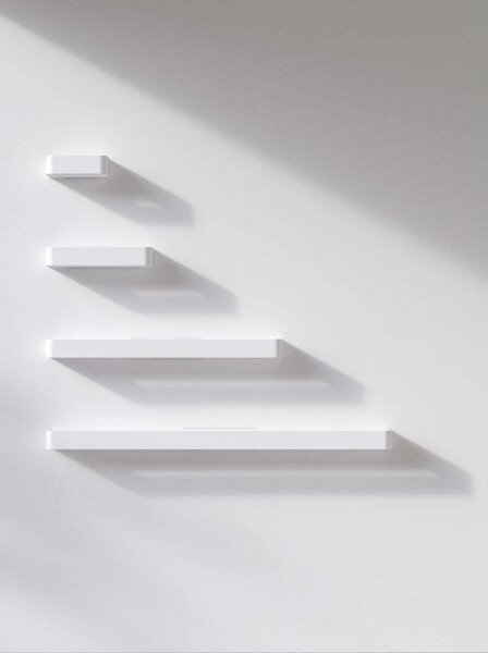 Applique da parete Rotaliana, dimmerabile, Bianco, Soggiorno, Alluminio