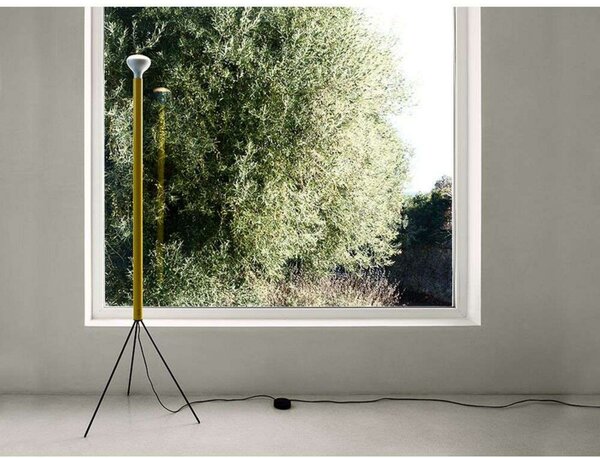 Lampada da terra FLOS, dimmerabile, Giallo, Soggiorno, Metallo