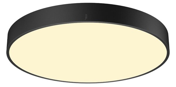 Plafoniera SLV, dimmerabile, Nero, Soggiorno, Alluminio