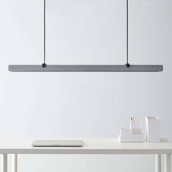 Lampada a sospensione Belid, Grigio, Soggiorno