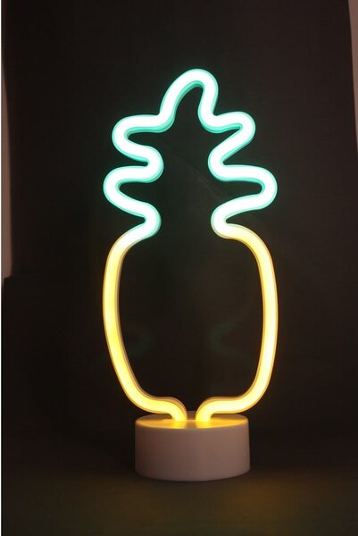 Lampada da tavolo per bambini bianca Pineapple – Hilight