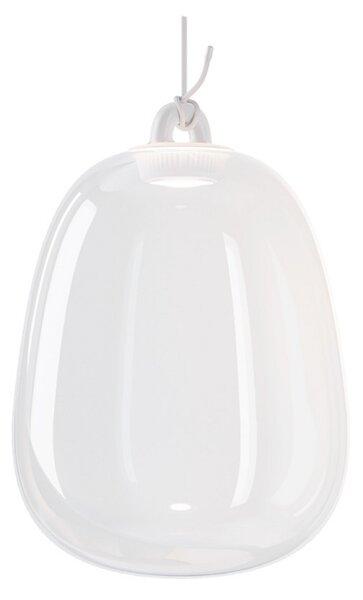 Lampada a sospensione Lodes, Trasparente, Soggiorno, Vetro