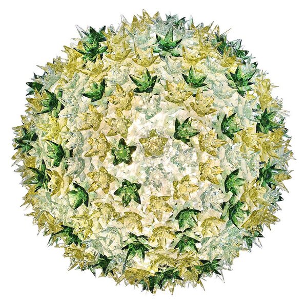 Plafoniera Kartell, Bloom C1, Verde, Soggiorno, Plastica, Design
