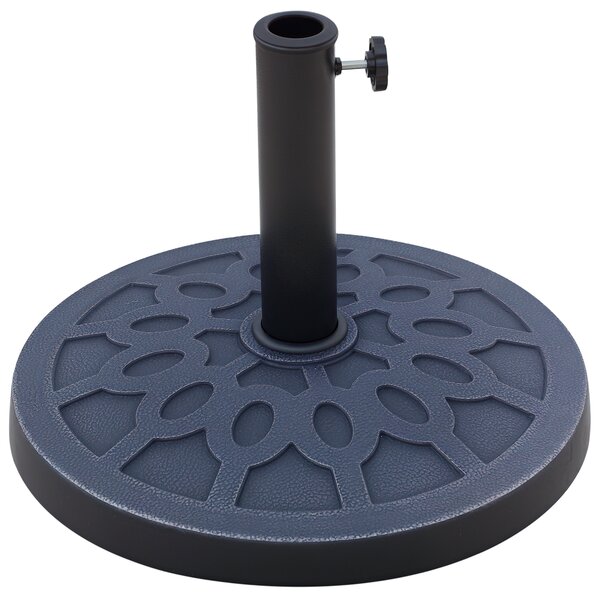 Outsunny Base per Ombrellone Rotondo per Pali da Ø38 e Ø48 mm, in Resina e Acciaio, Ø45 cm, Bronzo