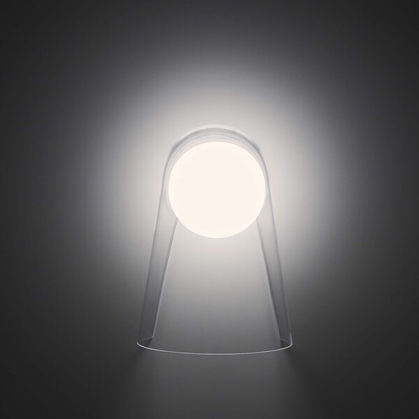 Applique da parete Foscarini, Satellight G9, dimmerabile, Trasparente, Soggiorno, Vetro, Design