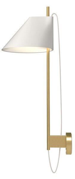 Applique da parete Louis Poulsen, Yuh Brass, dimmerabile, Dorato / Ottone, Soggiorno, Metallo, Design