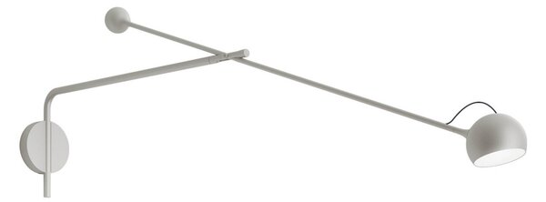 Applique da parete Artemide, Ixa, dimmerabile, Grigio, Soggiorno, Metallo, Design