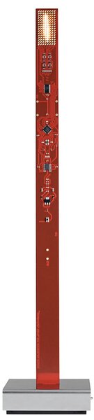 Lampade da tavolo Ingo Maurer, My New Flame, dimmerabile, Rosso, Soggiorno, Metallo, Design