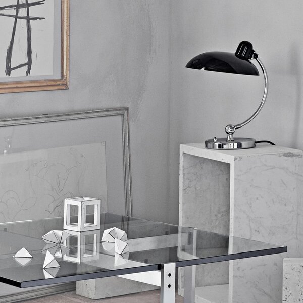Lampade da tavolo FRITZ HANSEN, Kaiser Idell 6631-T Luxus, Nero, Soggiorno, Metallo, Design