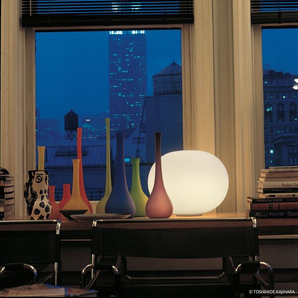 Lampade da tavolo FLOS, GLO-BALL, dimmerabile, Bianco, Soggiorno, Vetro, Design