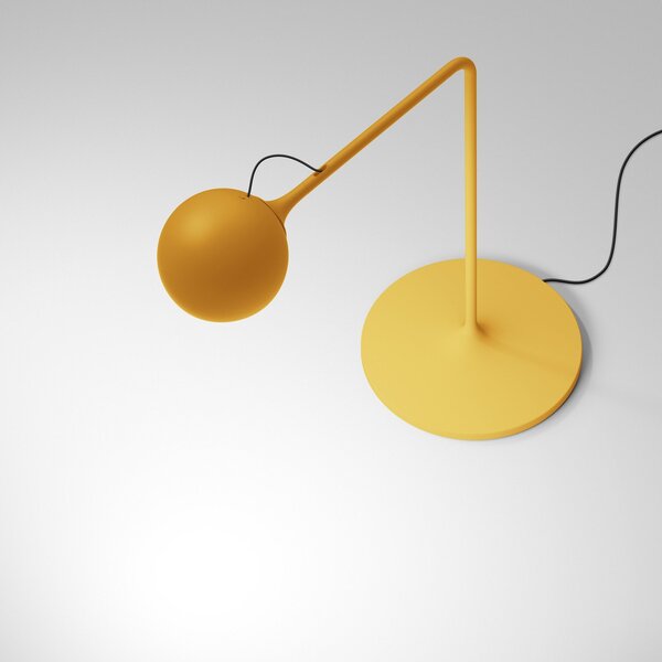 Lampade da tavolo Artemide, Ixa, dimmerabile, Giallo, Soggiorno, Metallo, Design