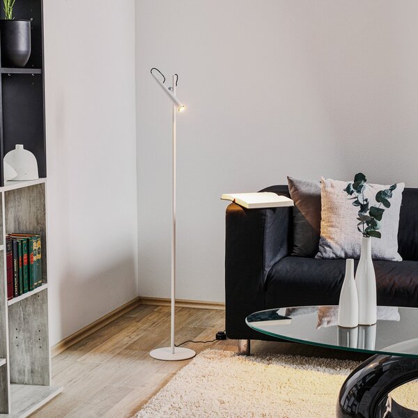 Lampada da terra Foscarini, Magneto, Bianco, Soggiorno, Metallo, Design
