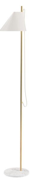Lampada da terra Louis Poulsen, Yuh Brass, dimmerabile, Bianco, Soggiorno, Metallo, Design