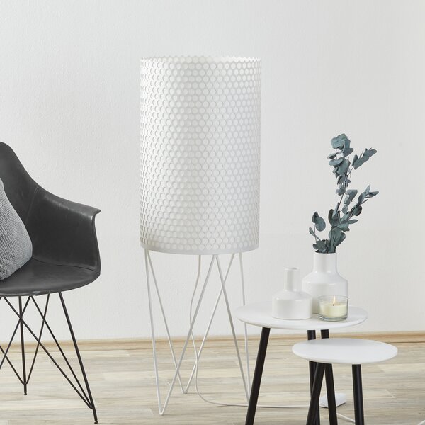 Lampada da terra GUBI, Pedrera PD2, dimmerabile, Bianco, Soggiorno, Metallo, Design