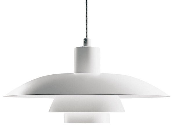 Lampada a sospensione Louis Poulsen, PH 4/3, dimmerabile, Bianco, Soggiorno, Metallo, Design