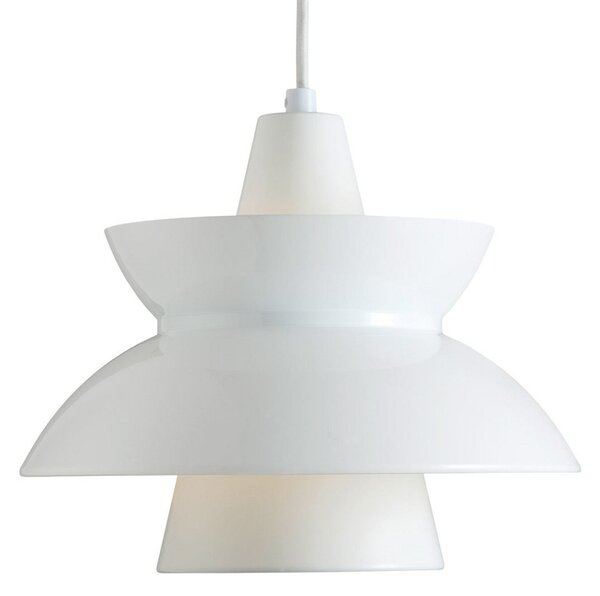 Lampada a sospensione Louis Poulsen, Doo-Wop, dimmerabile, Bianco, Soggiorno, Metallo, Design