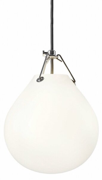 Lampada a sospensione Louis Poulsen, Moser, dimmerabile, Bianco, Soggiorno, Vetro, Design