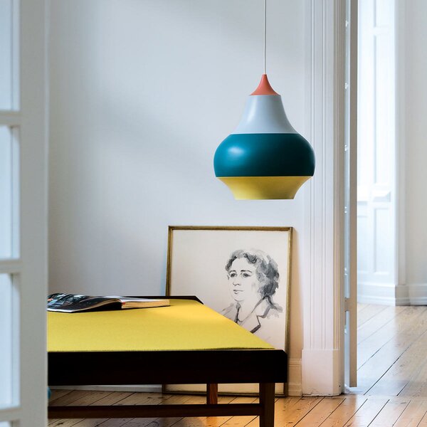 Lampada a sospensione Louis Poulsen, Cirque, dimmerabile, Multicolore, Soggiorno, Metallo, Design