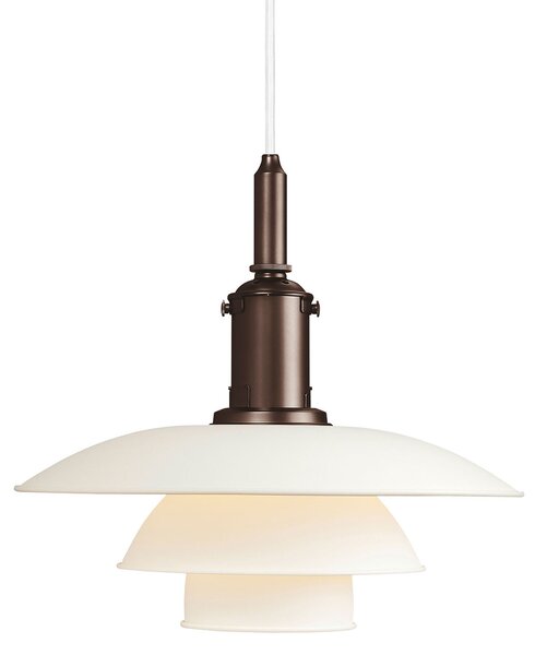 Lampada a sospensione Louis Poulsen, PH 3 1/2-3, dimmerabile, Bianco, Soggiorno, Metallo, Design